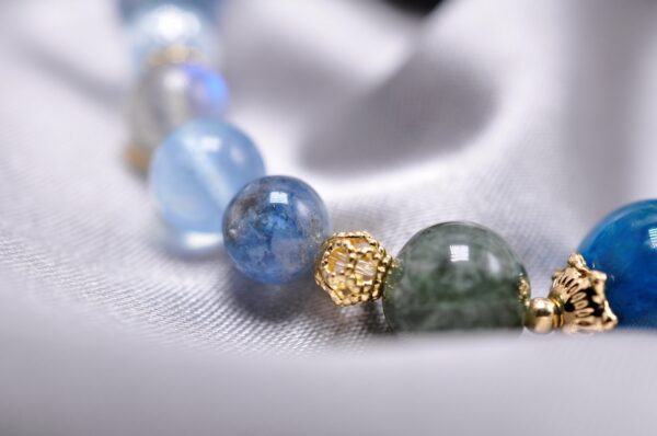 復古系列 | 從淨：澄澈思緒・內在創造力 |  藍磷灰 ・海藍寶・魔鬼海藍寶