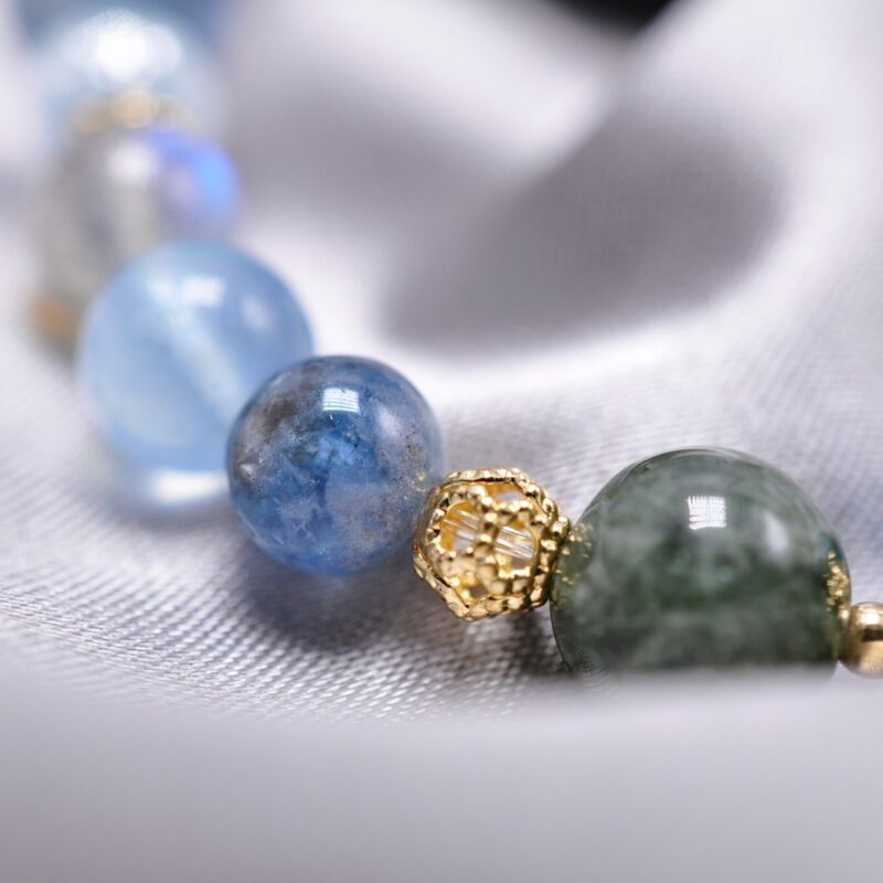 復古系列 | 從淨：澄澈思緒・內在創造力 |  藍磷灰 ・海藍寶・魔鬼海藍寶