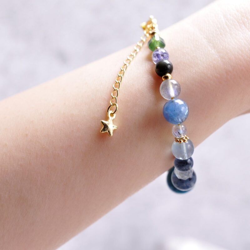 復古系列 | 從淨：澄澈思緒・內在創造力 |  藍磷灰 ・海藍寶・魔鬼海藍寶