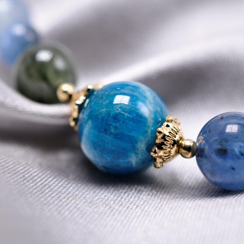 復古系列 | 從淨：澄澈思緒・內在創造力 |  藍磷灰 ・海藍寶・魔鬼海藍寶