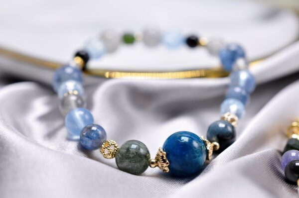 復古系列 | 從淨：澄澈思緒・內在創造力 |  藍磷灰 ・海藍寶・魔鬼海藍寶