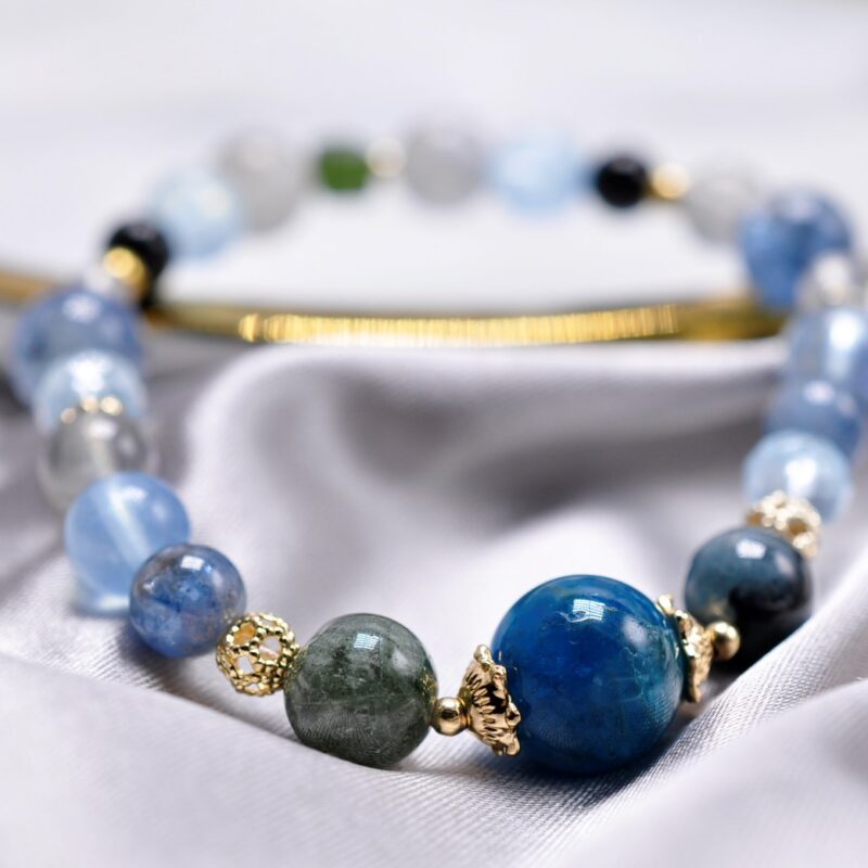 復古系列 | 從淨：澄澈思緒・內在創造力 |  藍磷灰 ・海藍寶・魔鬼海藍寶