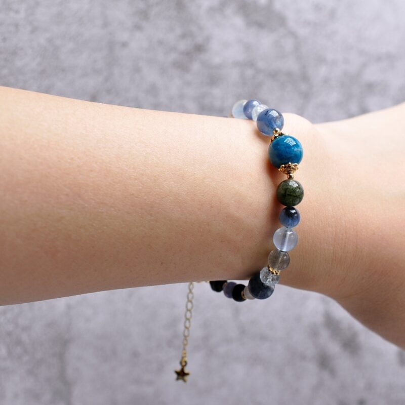 復古系列 | 從淨：澄澈思緒・內在創造力 |  藍磷灰 ・海藍寶・魔鬼海藍寶