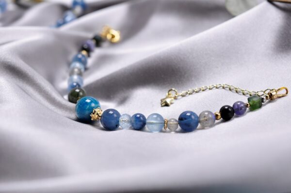 復古系列 | 從淨：澄澈思緒・內在創造力 |  藍磷灰 ・海藍寶・魔鬼海藍寶