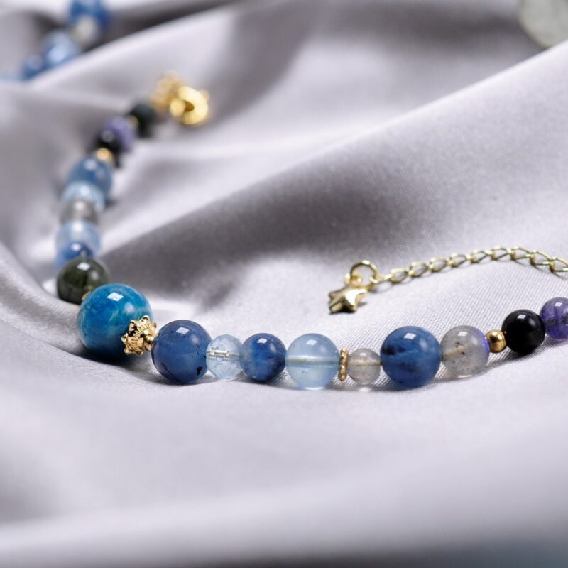 復古系列 | 從淨：澄澈思緒・內在創造力 |  藍磷灰 ・海藍寶・魔鬼海藍寶