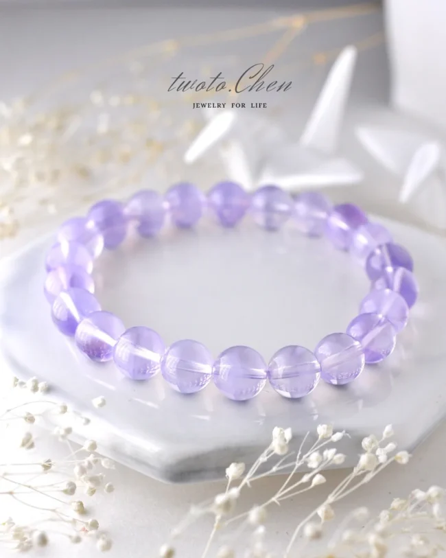 嚴選單品丨高品奶透紫玉晶丨淡紫奶透・溫柔系陪伴石