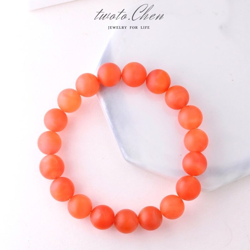 【初心．赤玉】嚴選磨砂南紅瑪瑙 手串