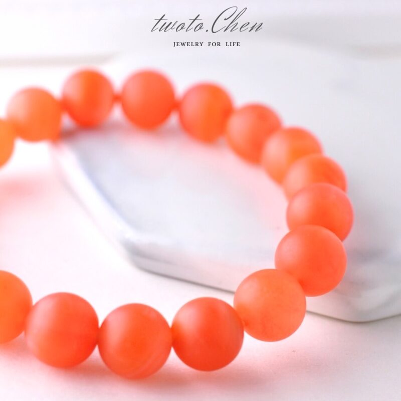 【初心．赤玉】嚴選磨砂南紅瑪瑙 手串