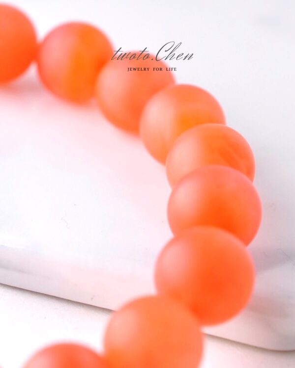 【初心．赤玉】嚴選磨砂南紅瑪瑙 手串