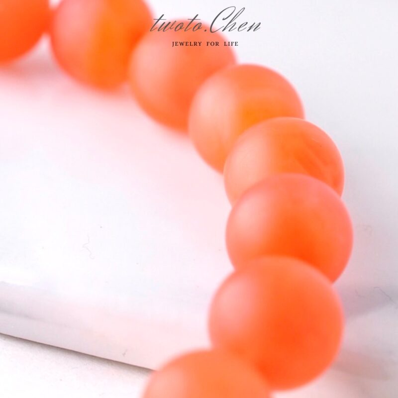 【初心．赤玉】嚴選磨砂南紅瑪瑙 手串