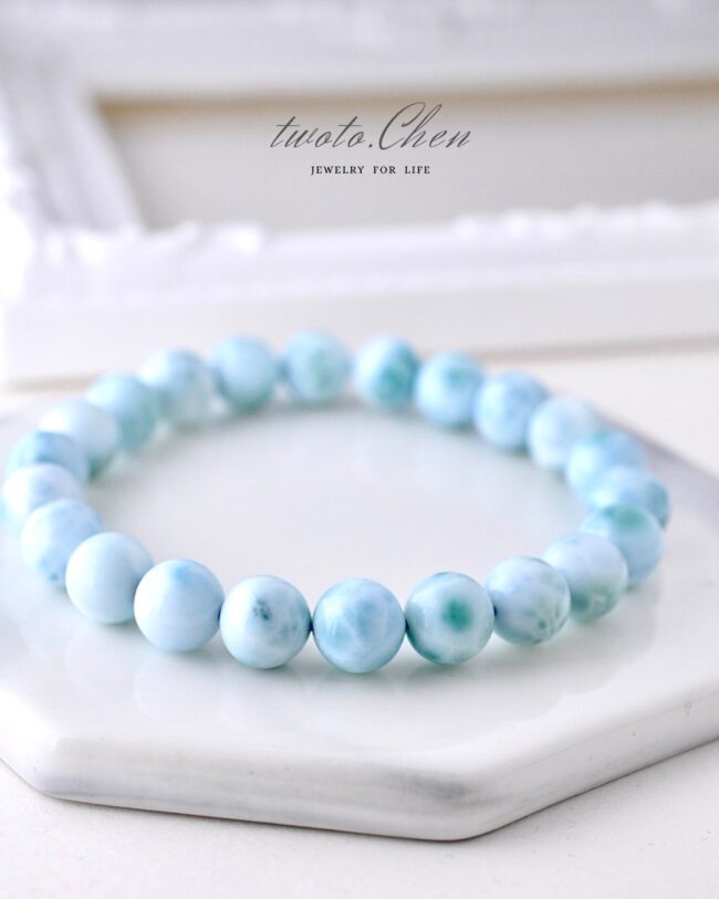 嚴選單品｜拉力馬海紋石。蔚藍的凝固海浪