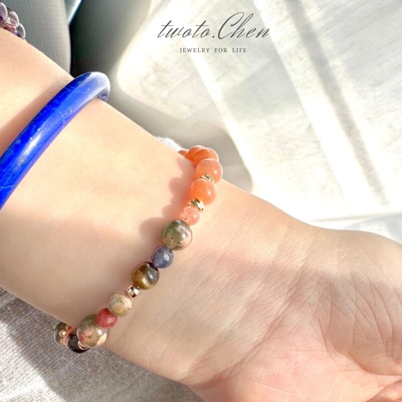 【 復古系列 ｜ 花熠星礫 】 開運招財・自信神采・心靈守護：閃耀於事業與清明心境的溫柔光芒