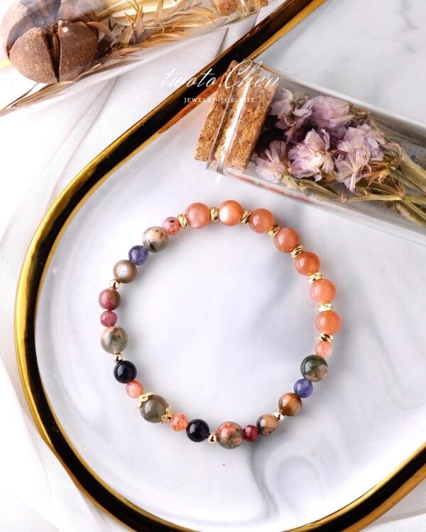 【 復古系列 ｜ 花熠星礫 】 開運招財・自信神采・心靈守護：閃耀於事業與清明心境的溫柔光芒