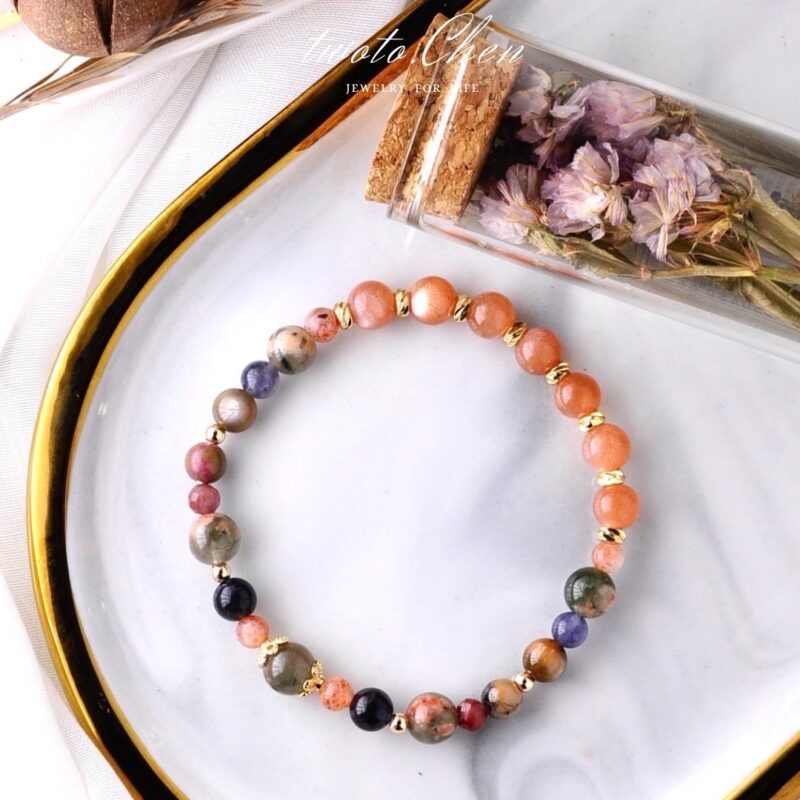 【 復古系列 ｜ 花熠星礫 】 開運招財・自信神采・心靈守護：閃耀於事業與清明心境的溫柔光芒