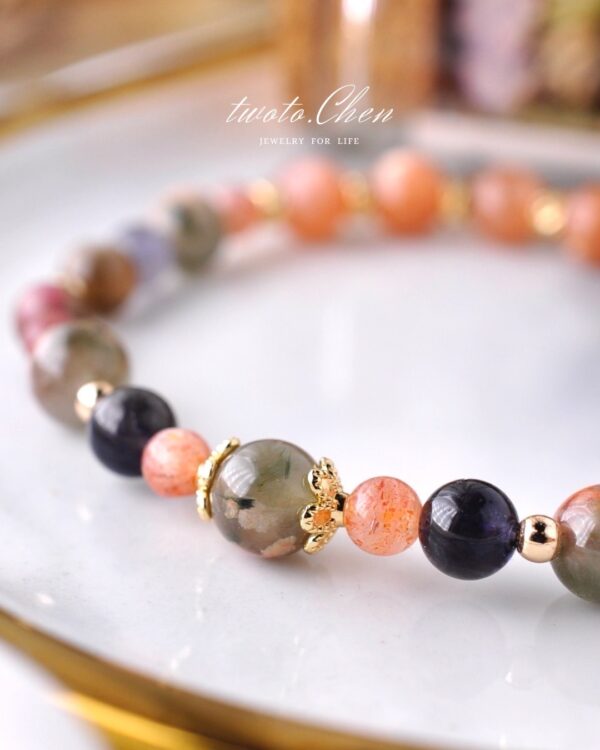 【 復古系列 ｜ 花熠星礫 】 開運招財・自信神采・心靈守護：閃耀於事業與清明心境的溫柔光芒