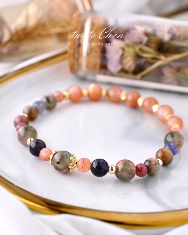 【 復古系列 ｜ 花熠星礫 】 開運招財・自信神采・心靈守護：閃耀於事業與清明心境的溫柔光芒