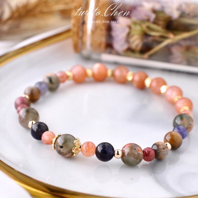 【 復古系列 ｜ 花熠星礫 】 開運招財・自信神采・心靈守護：閃耀於事業與清明心境的溫柔光芒