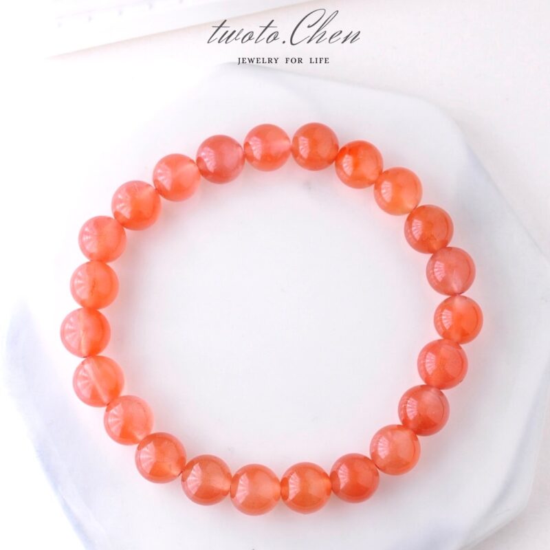 【鴻運 • 紅韻】| 嚴選南紅瑪瑙手串