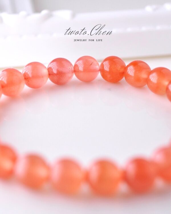 【鴻運 • 紅韻】| 嚴選南紅瑪瑙手串 微距