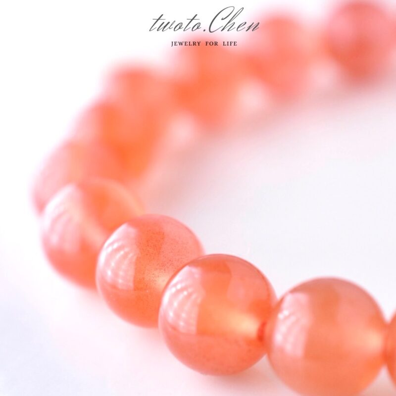 【鴻運 • 紅韻】| 嚴選南紅瑪瑙手串 微距