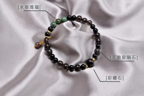 典藏原創 | 影律. 正能量共振頻率 | 天狼星隕石 /水草瑪瑙/彩曜石