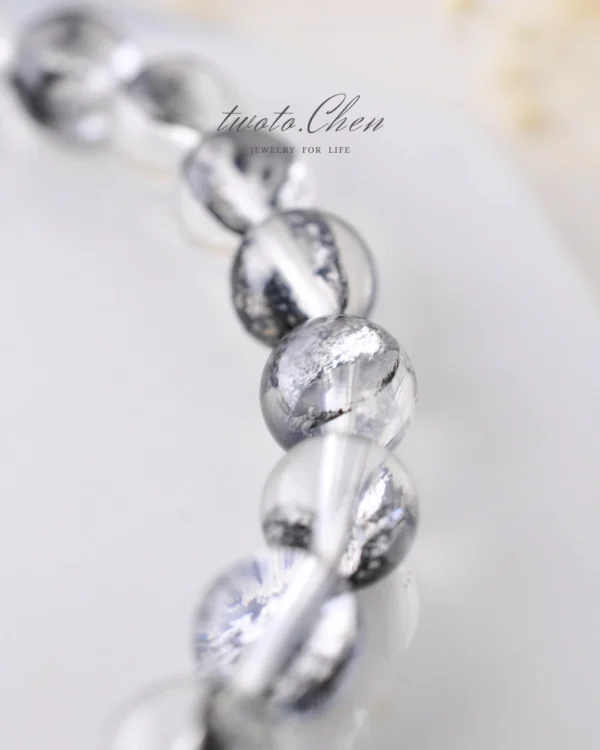 巴基斯坦閃靈鑽 閃銀特寫