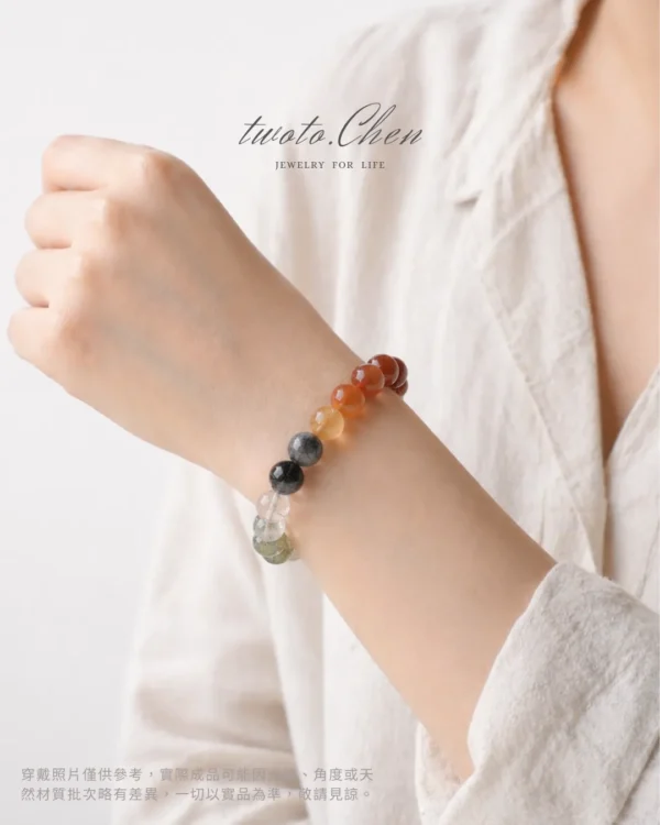 嚴選單品 | 彩兔毛水晶手鍊：織就日常的溫潤光譜
